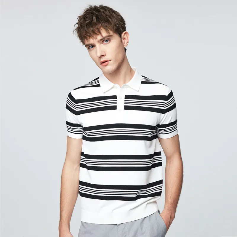 Red bean Polo Shirts Men-8