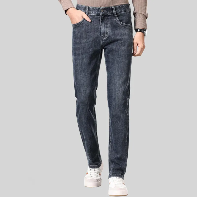 Red bean Jeans Men Dark Gray-5