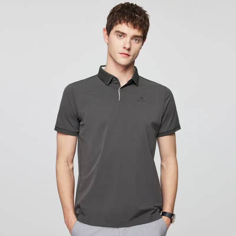 Red bean Polo Shirts Men-20