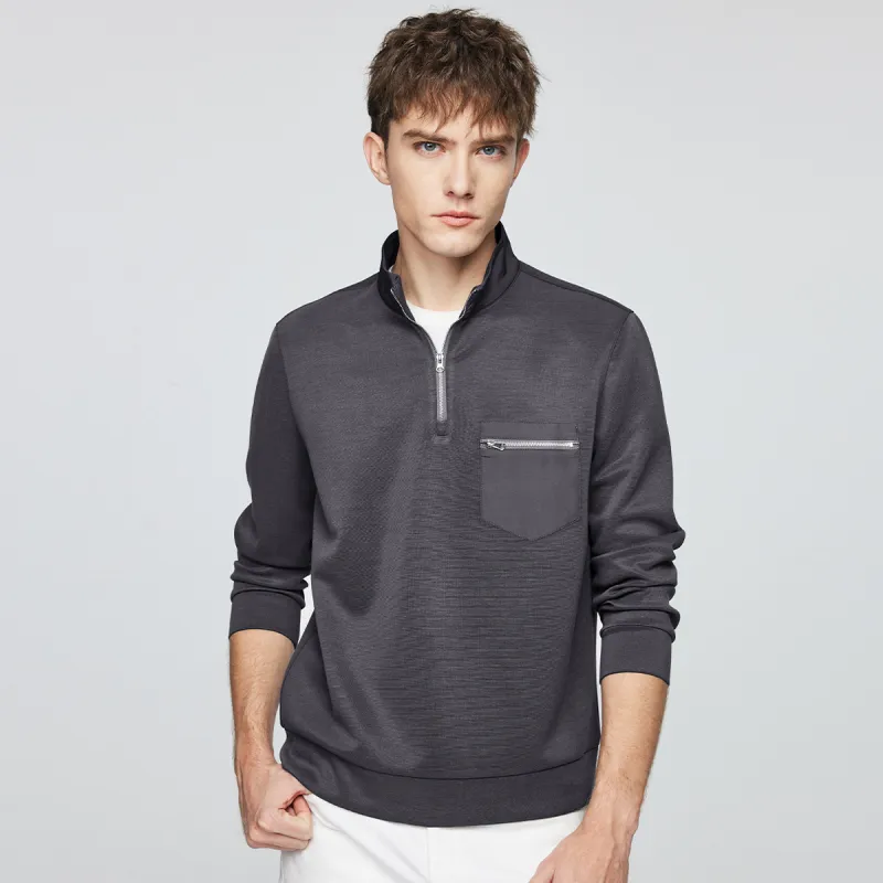 Red bean Sweatshirts Men-5