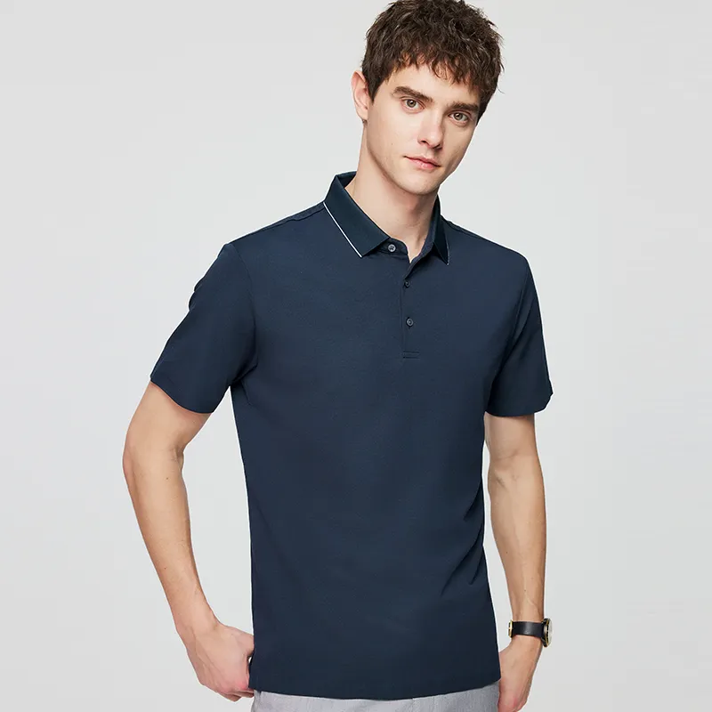 Red bean Polo Shirts Men-9