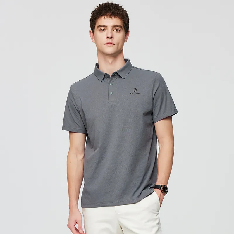 Red bean Polo Shirts Men-12
