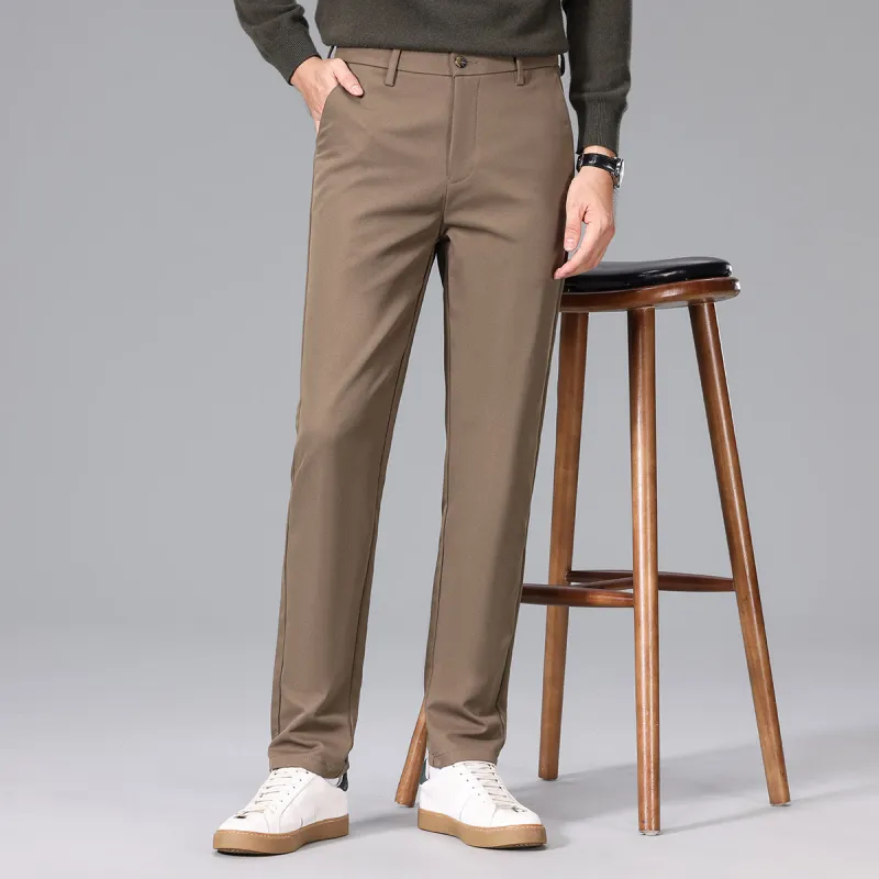 Red bean Suit Trousers Men-8