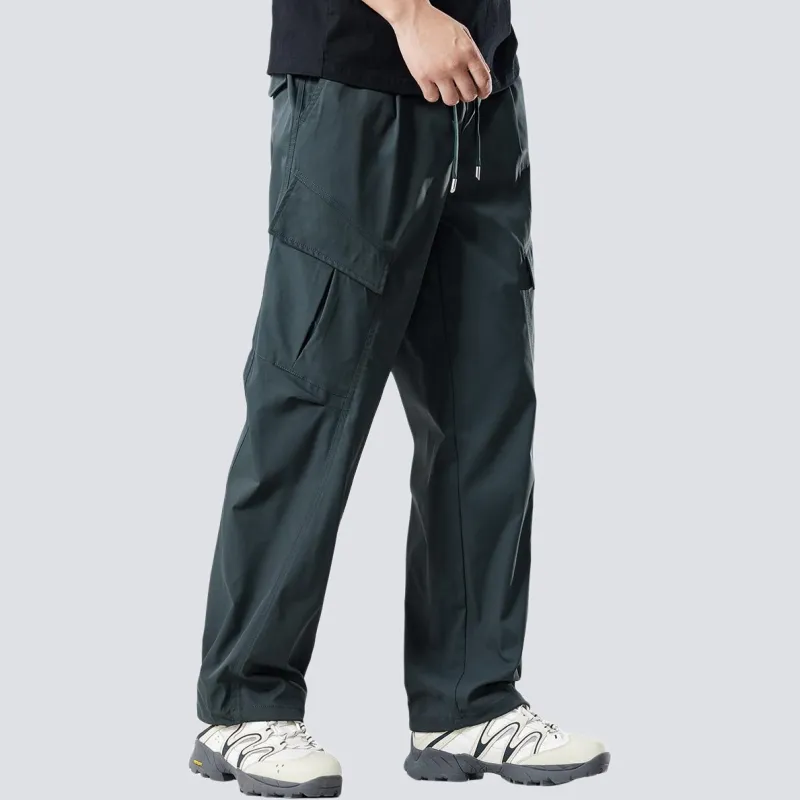 Red bean Cargo Pants Men-2