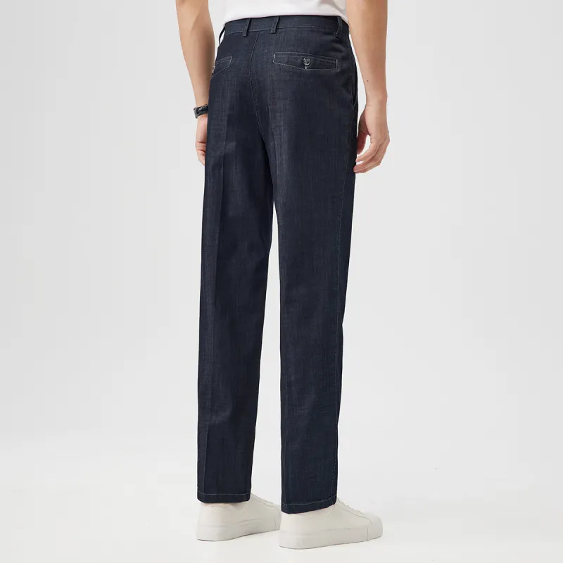 Red bean Jeans Men Blue-2