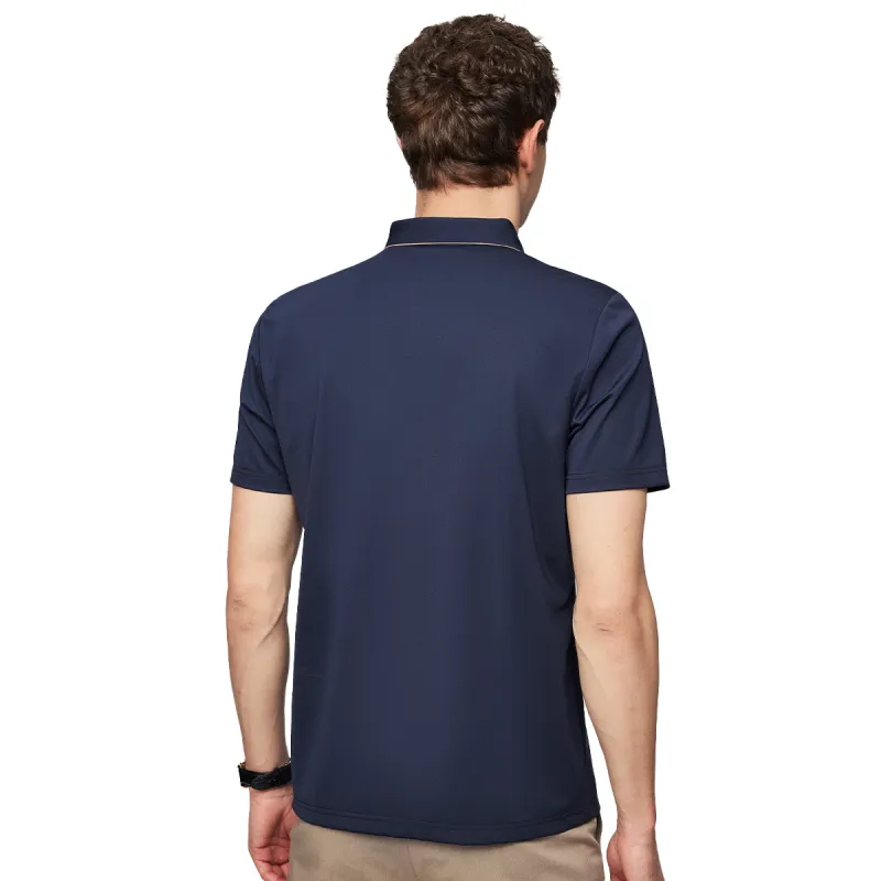 Red bean Polo Shirts Men-2