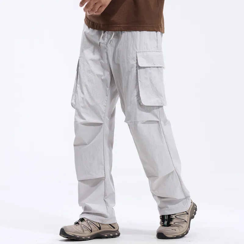Red bean Cargo Pants Men-26