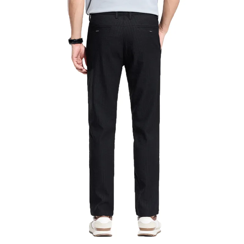 Red bean Casual Pants Men Black-1