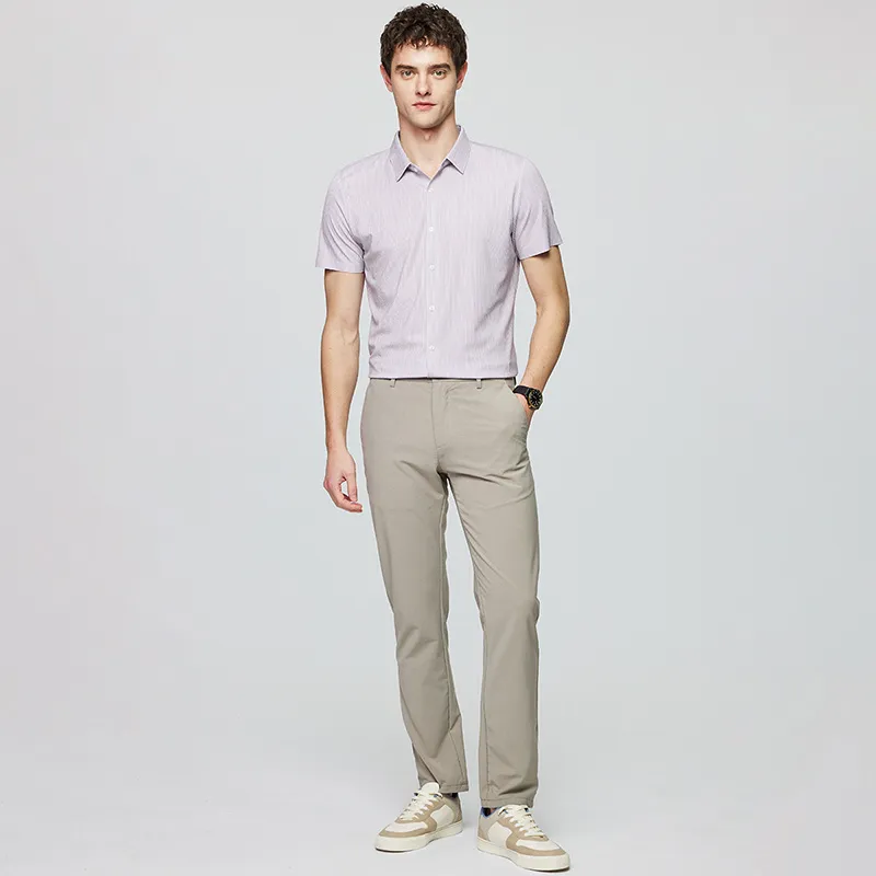 Red bean Shirts Men-7