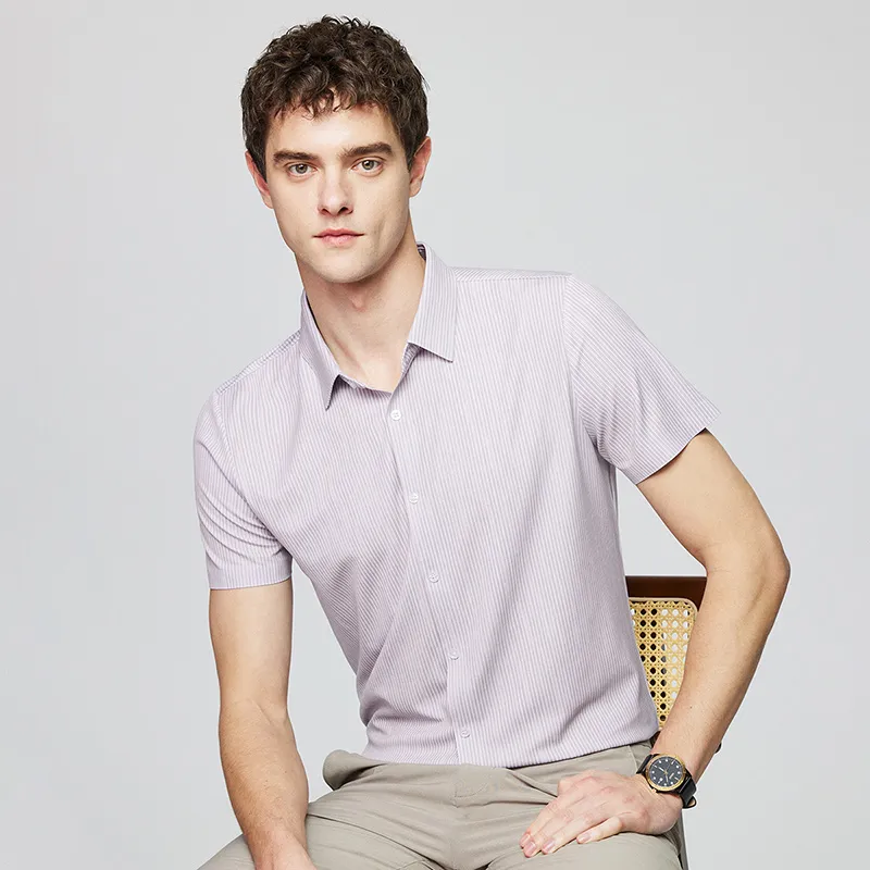 Red bean Shirts Men-5