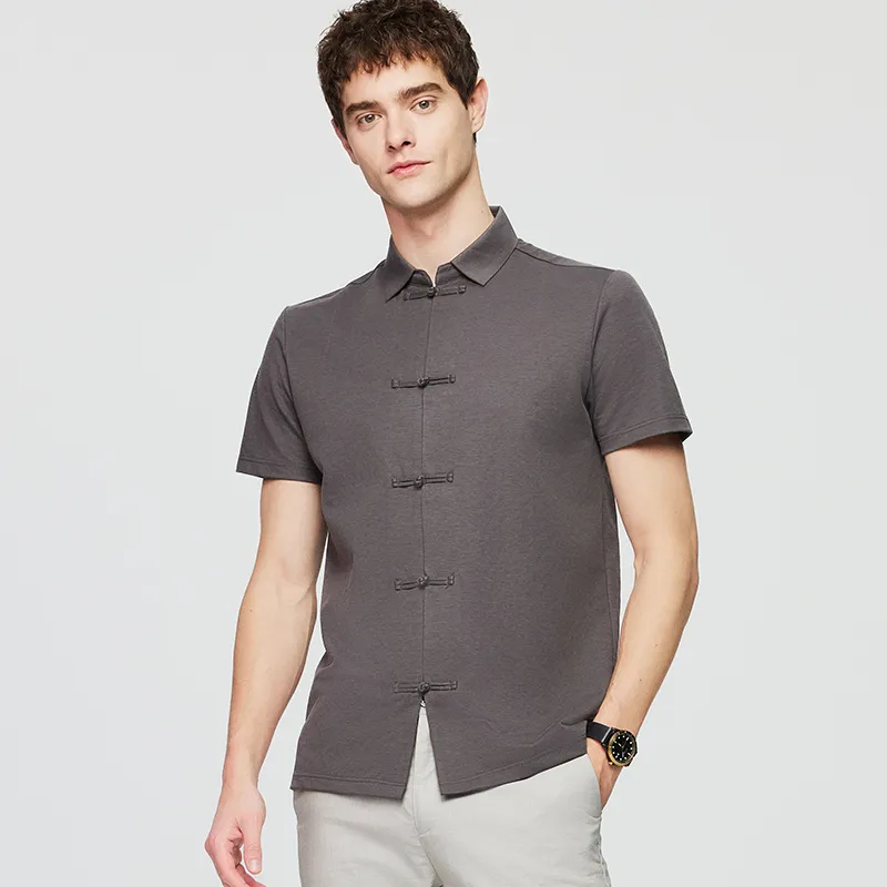 Red bean Polo Shirts Men-12