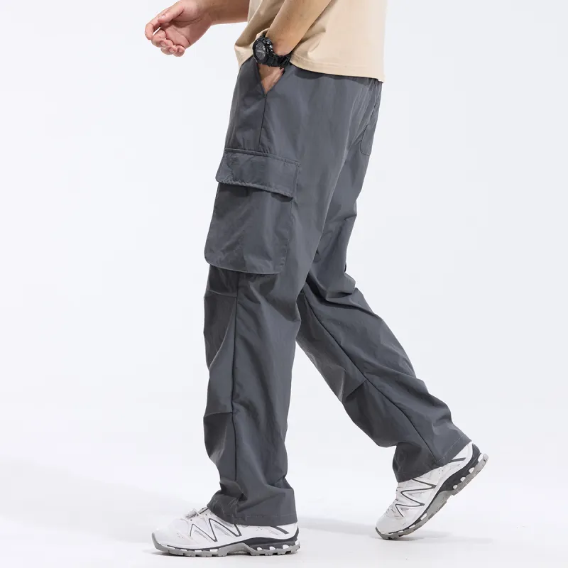 Red bean Cargo Pants Men-20