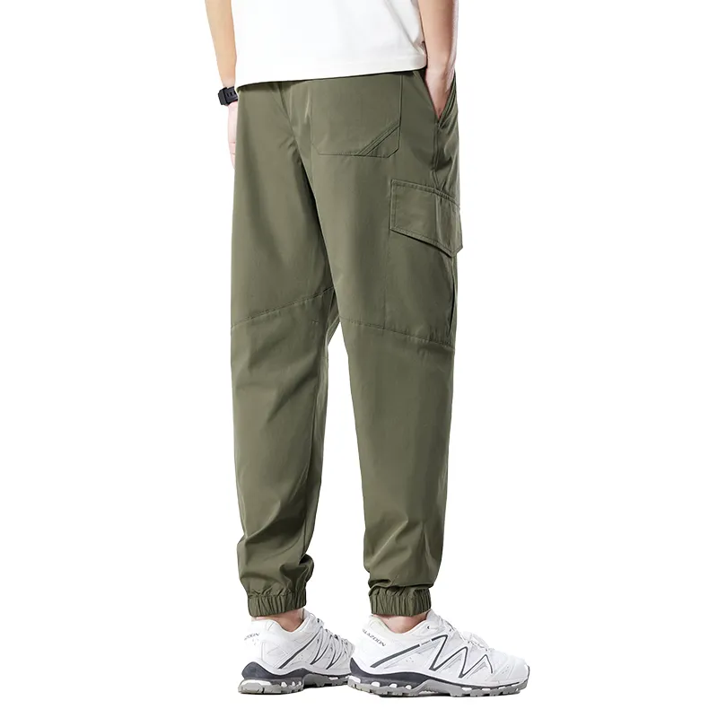 Red bean Cargo Pants Men-1