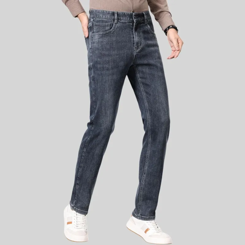 Red bean Jeans Men Dark Gray-4