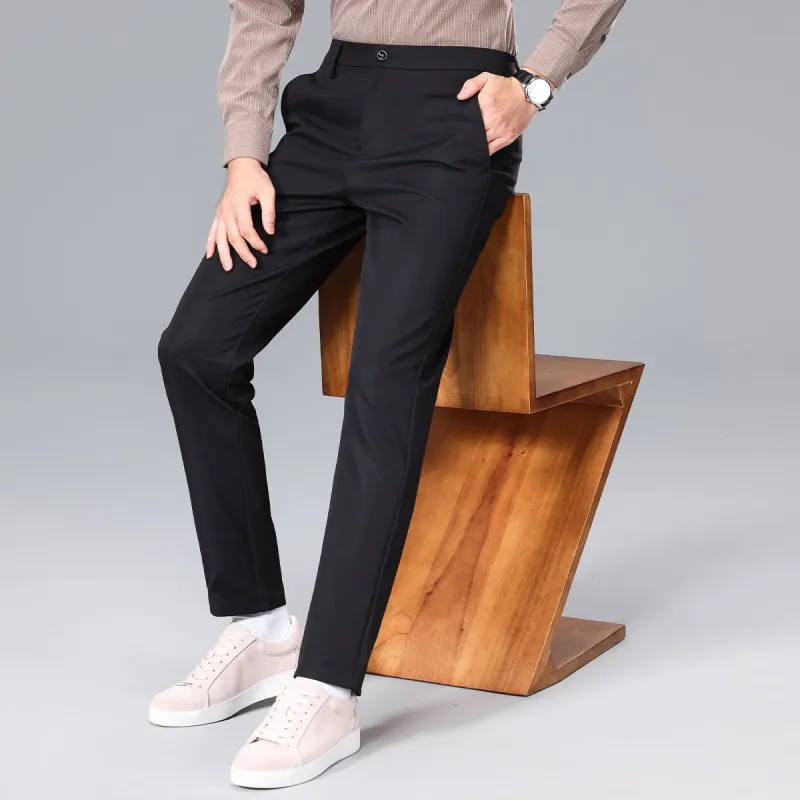 Red bean Suit Trousers Men-13