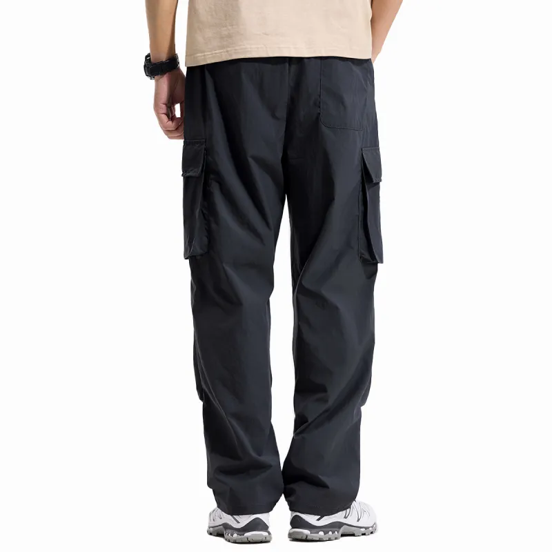 Red bean Cargo Pants Men-8