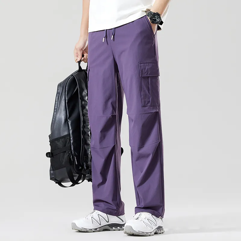Red bean Cargo Pants Unisex-25