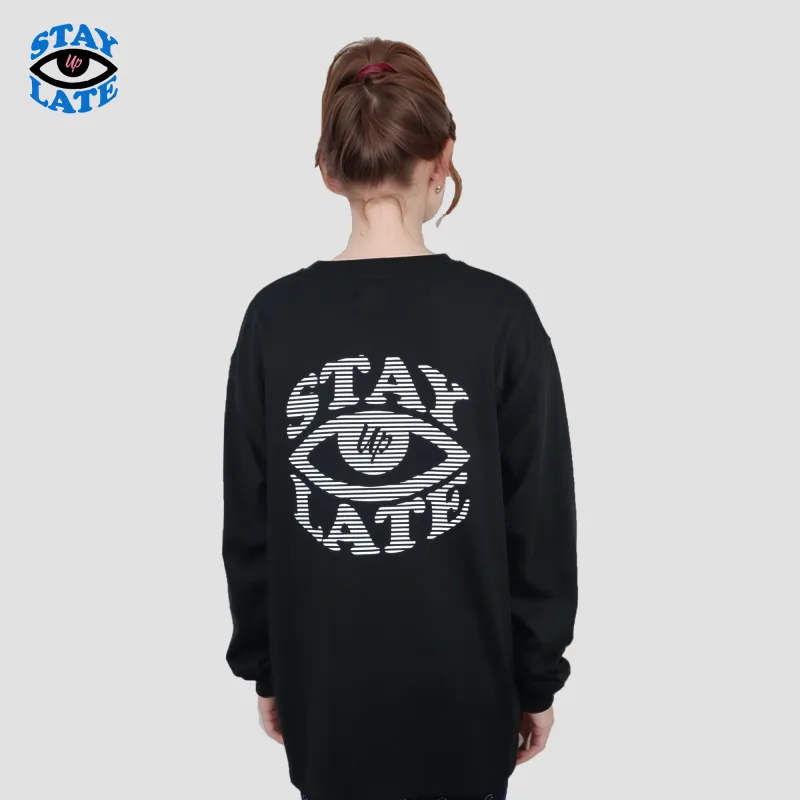 STAY UP LATE T Shirt Unisex Black-2
