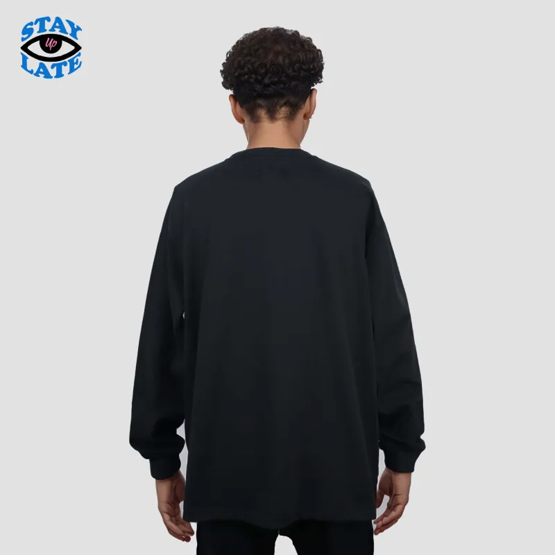 STAY UP LATE T Shirt Unisex Black-2