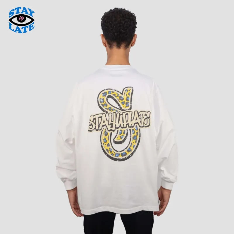 STAY UP LATE T-Shirt Unisex White-2