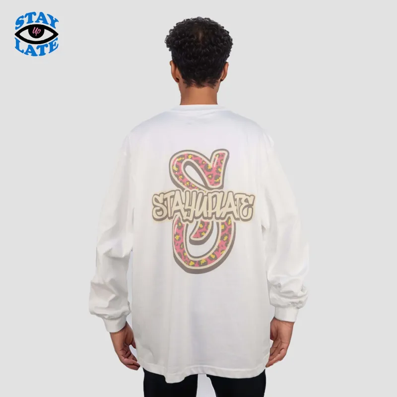 STAY UP LATE T-Shirt Unisex White-2