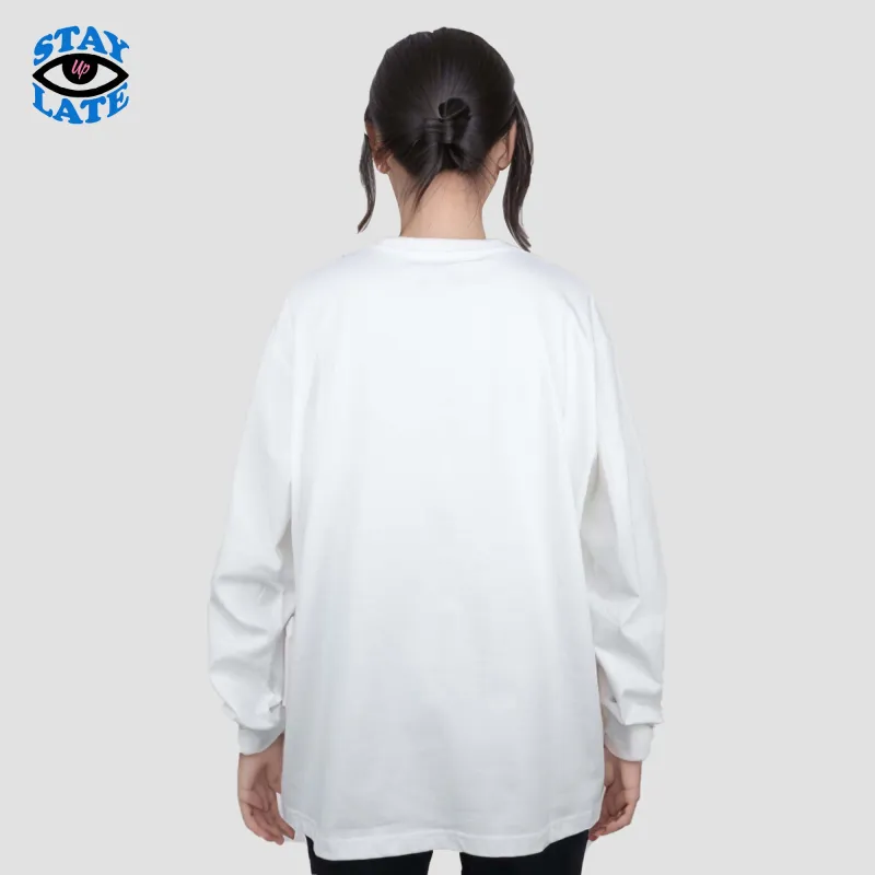 STAY UP LATE T-Shirt Unisex White-2