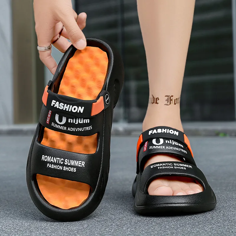 NANJIREN EVA Slip Resistant Abrasion Resistant Cushioning Slide Slippers Unisex-2