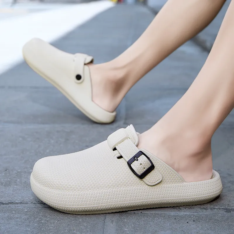 NANJIREN EVA Quiet Odor Resistant Abrasion Resistant Slip Resistant Quick Dry Massage Closed Toe Slippers Unisex-3