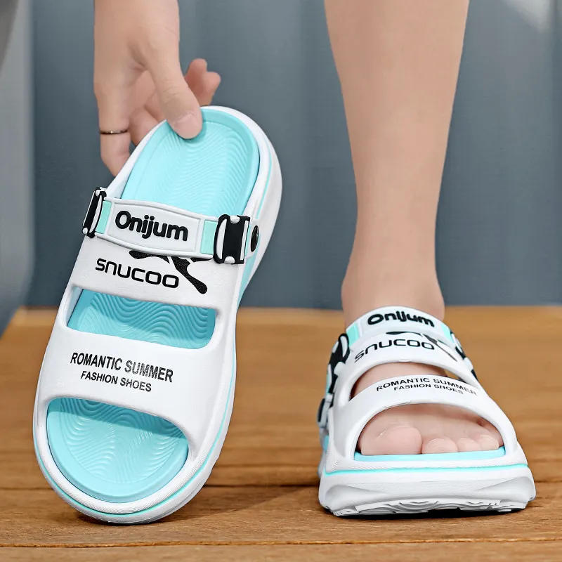 NANJIREN EVA Graffiti Slip Resistant Abrasion Resistant Cushioning Slide Slippers Unisex-3
