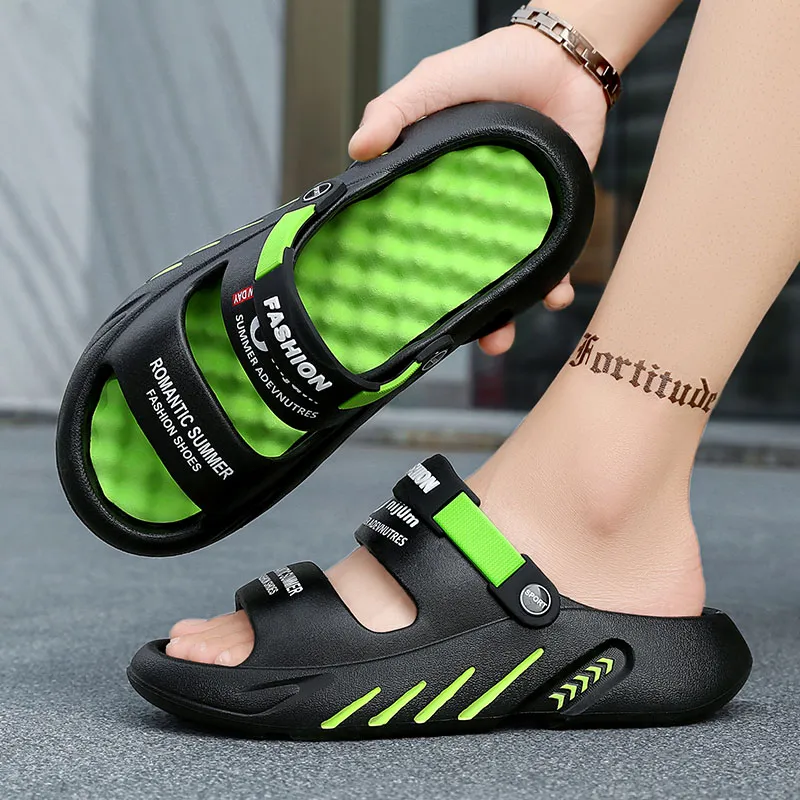 NANJIREN EVA Slip Resistant Abrasion Resistant Cushioning Slide Slippers Unisex-7