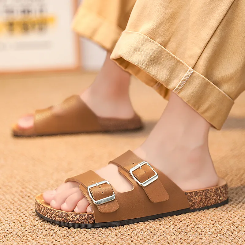 NANJIREN Slip Resistant Abrasion Resistant Cushioning Slide Slippers Unisex-4
