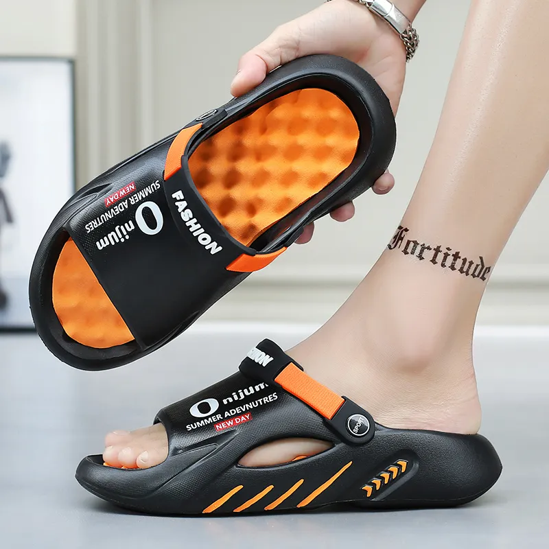 NANJIREN EVA Slip Resistant Abrasion Resistant Cushioning Slide Slippers Unisex-10