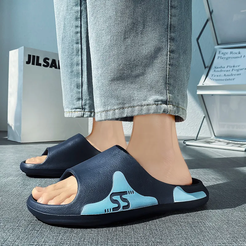NANJIREN EVA Slip Resistant Abrasion Resistant Cushioning Slide Slippers Men's-17