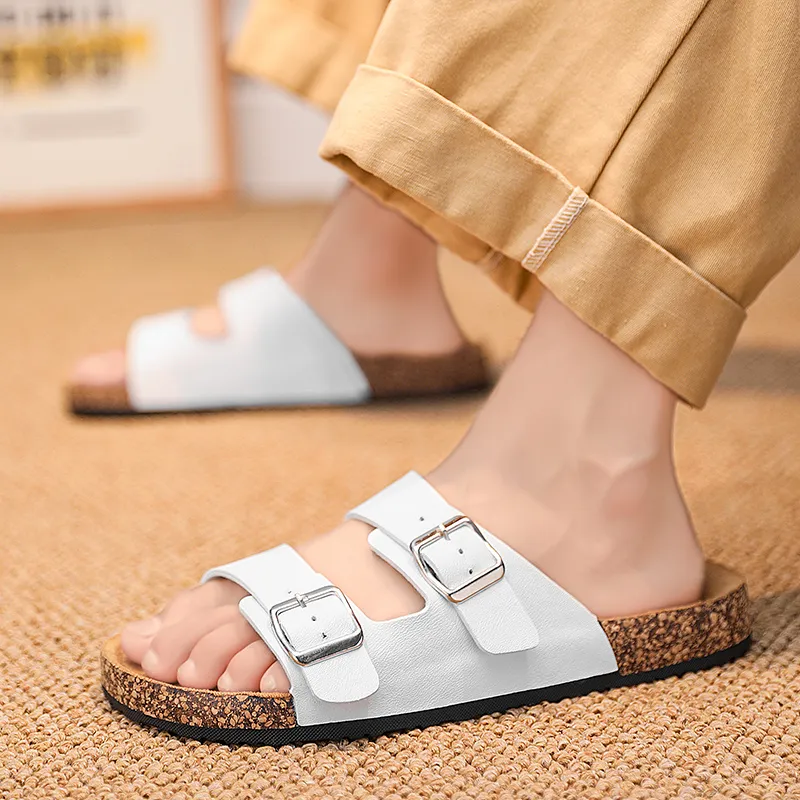 NANJIREN Slip Resistant Abrasion Resistant Cushioning Slide Slippers Unisex-17