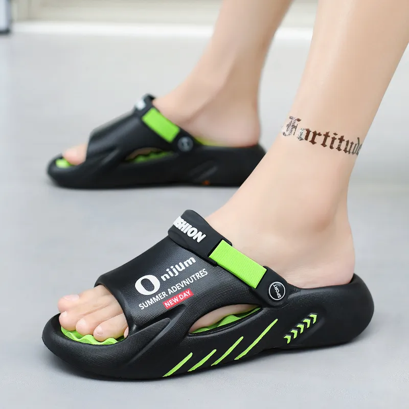 NANJIREN EVA Slip Resistant Abrasion Resistant Cushioning Slide Slippers Unisex-5