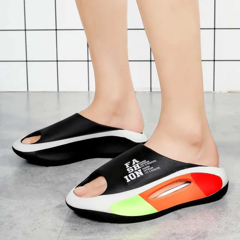 NANJIREN EVA Slip Resistant Abrasion Resistant Cushioning Slide Slippers Unisex-7