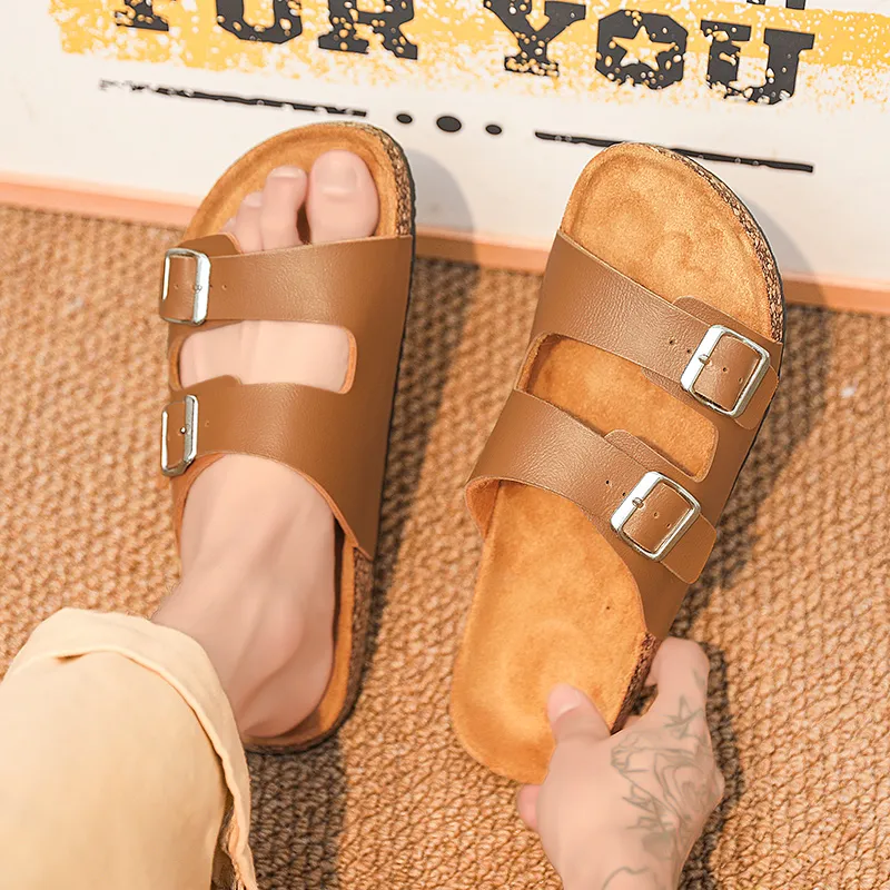 NANJIREN Slip Resistant Abrasion Resistant Cushioning Slide Slippers Unisex-5