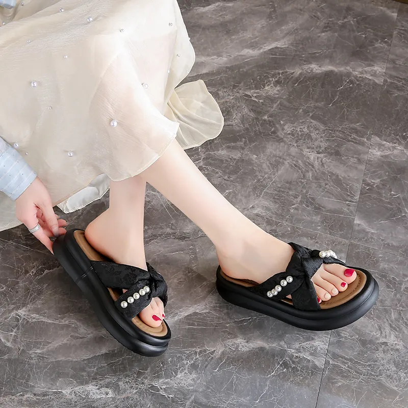 NANJIREN EVA Slip Resistant Abrasion Resistant Slide Slippers Women's-9
