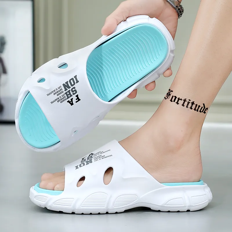 NANJIREN EVA Graffiti Slip Resistant Abrasion Resistant Cushioning Slide Slippers Men's-2