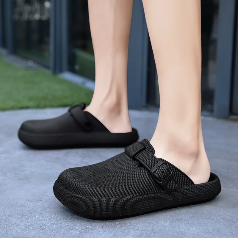 NANJIREN EVA Quiet Odor Resistant Abrasion Resistant Slip Resistant Quick Dry Massage Closed Toe Slippers Unisex-14