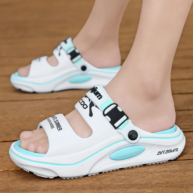 NANJIREN EVA Graffiti Slip Resistant Abrasion Resistant Cushioning Slide Slippers Unisex-2