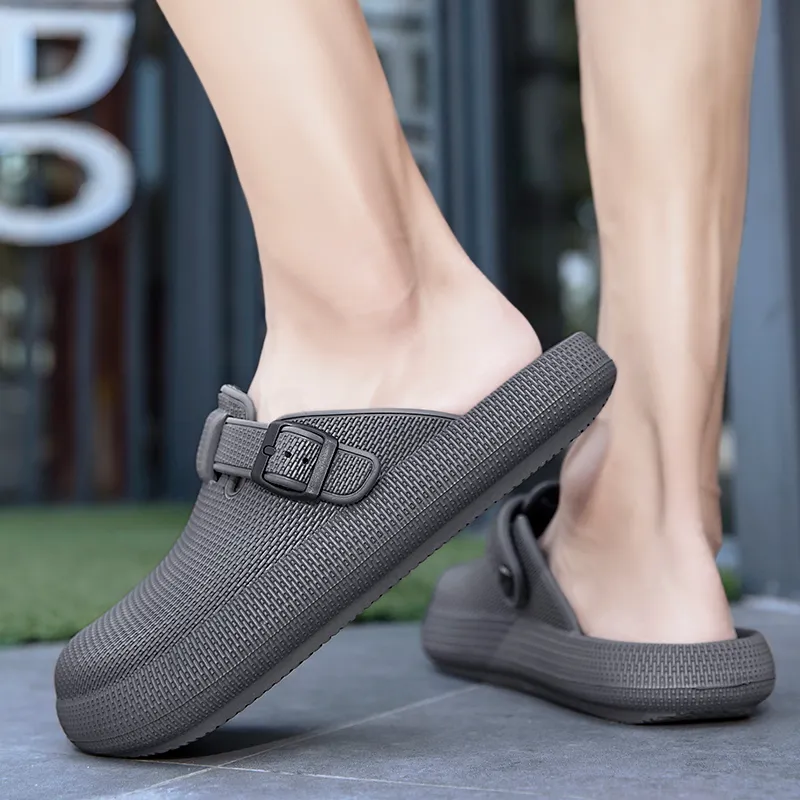 NANJIREN EVA Quiet Odor Resistant Abrasion Resistant Slip Resistant Quick Dry Massage Closed Toe Slippers Unisex-11
