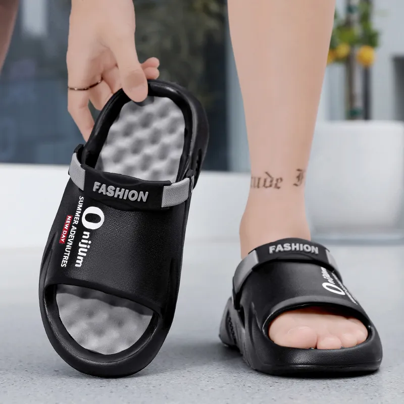 NANJIREN EVA Slip Resistant Abrasion Resistant Cushioning Slide Slippers Unisex-18
