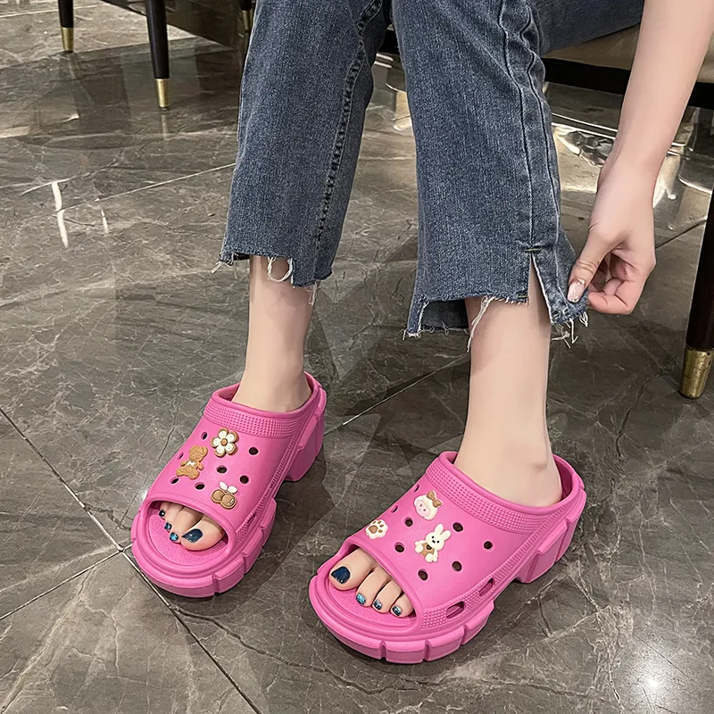 NANJIREN EVA Slip Resistant Odor Resistant Cushioning Slide Slippers Women's-7