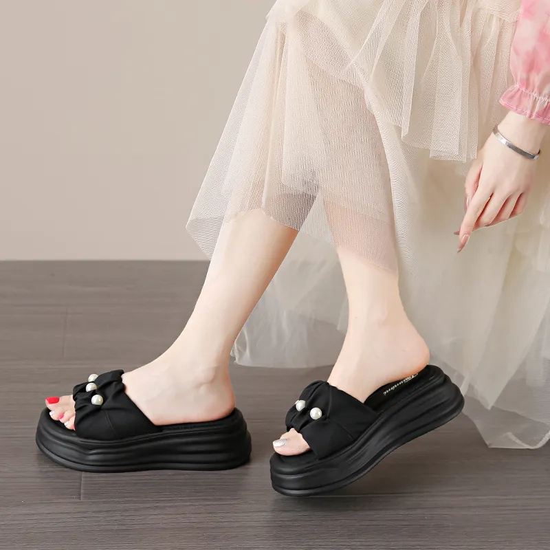 NANJIREN Slip Resistant Abrasion Resistant Slide Slippers Women's-14