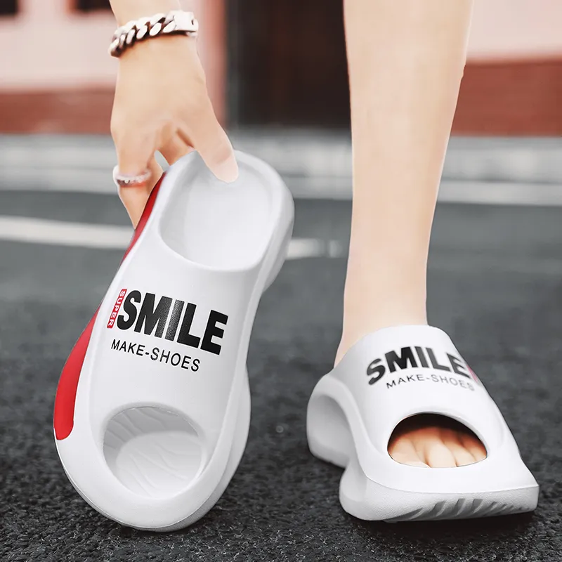 NANJIREN EVA Graffiti Slip Resistant Abrasion Resistant Cushioning Slide Slippers Unisex-5