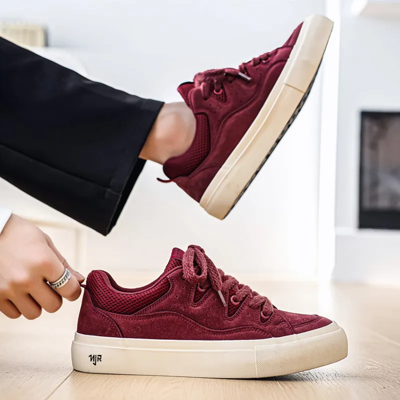 NANJIREN Coverage Slip Resistant, Abrasion Resistant, Lightweight Low Top Skateboard Shoes Men's-7
