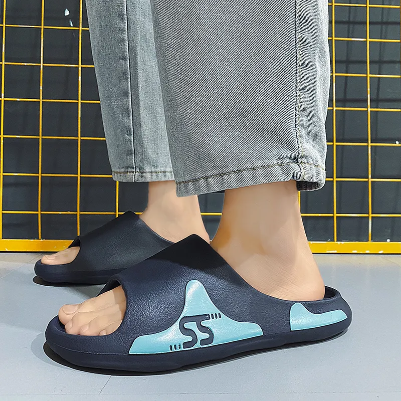 NANJIREN EVA Slip Resistant Abrasion Resistant Cushioning Slide Slippers Men's-19