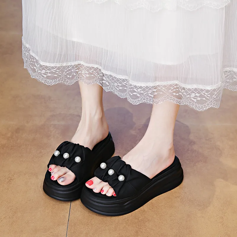 NANJIREN Slip Resistant Abrasion Resistant Slide Slippers Women's-12