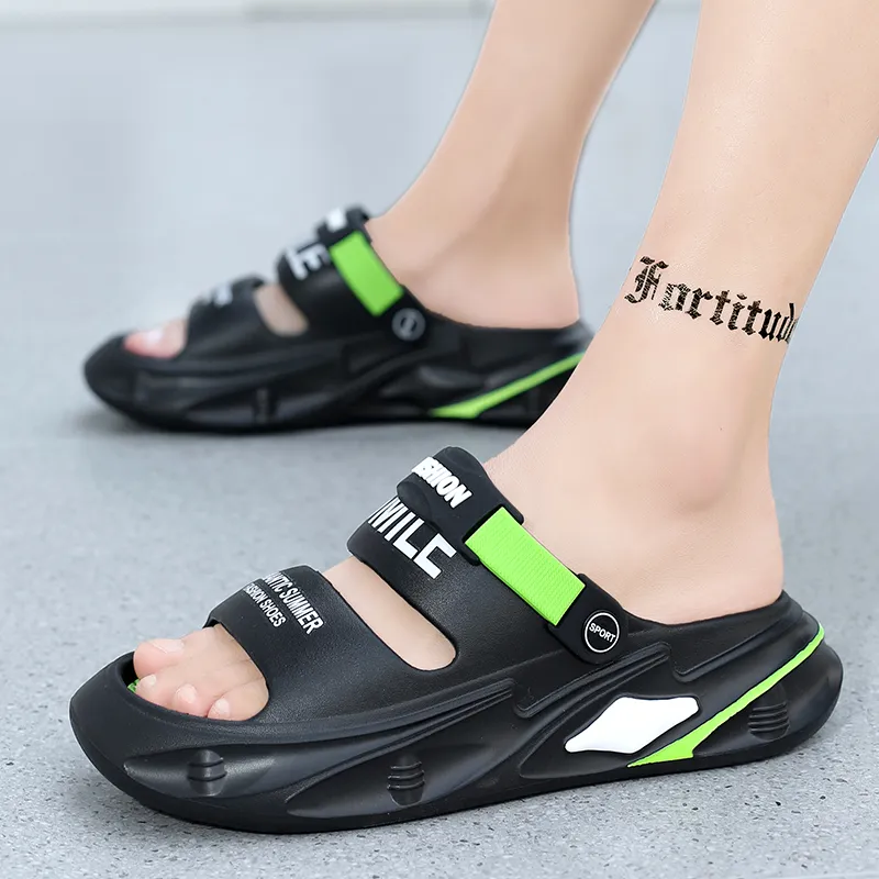 NANJIREN EVA Slip Resistant Abrasion Resistant Cushioning Slide Slippers Unisex-12